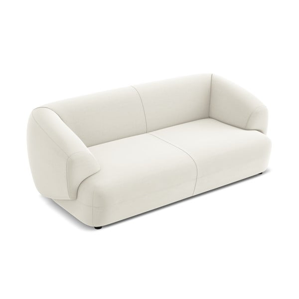 Biała aksamitna sofa 212 cm Moana – Makamii-image-2