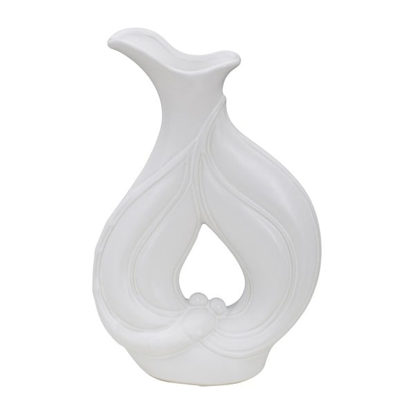Biały wazon porcelanowy Mauro Ferretti Lien