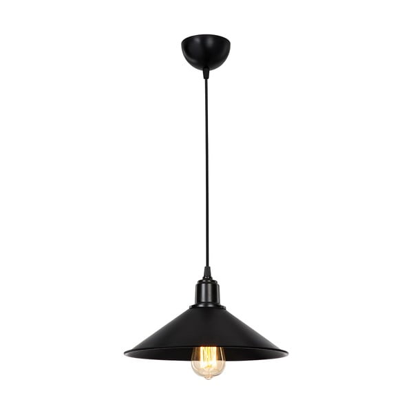 Czarna metalowa lampa sufitowa ø 30 cm – Squid Lighting