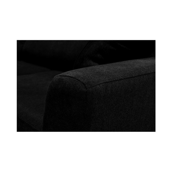 Czarna 3-osobowa sofa rozkładana Cosmopolitan design Barcelona-image-4