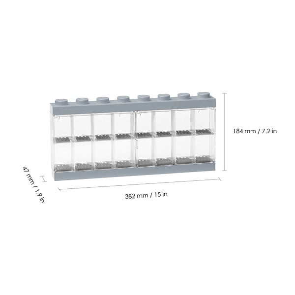 Szar pojemnik kolekcjonerski na 16 minifigurek – LEGO®-image-1