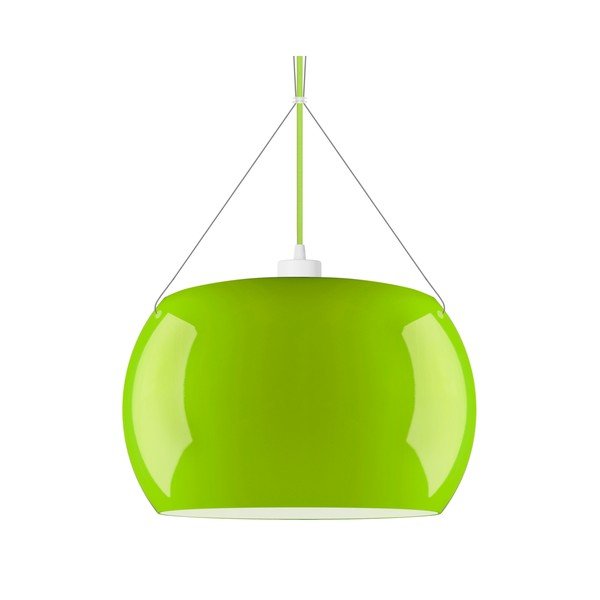 Jasnozielona błyszcząca lampa wisząca Sotto Luce MOMO-image-2