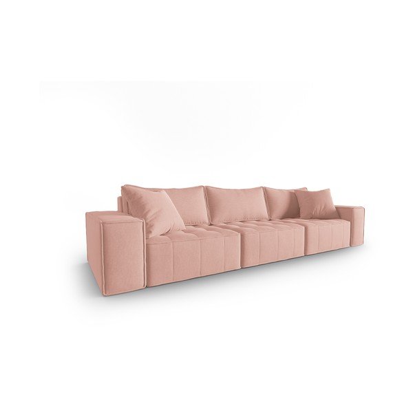 Różowa sofa 292 cm Mike – Micadoni Home-image-2