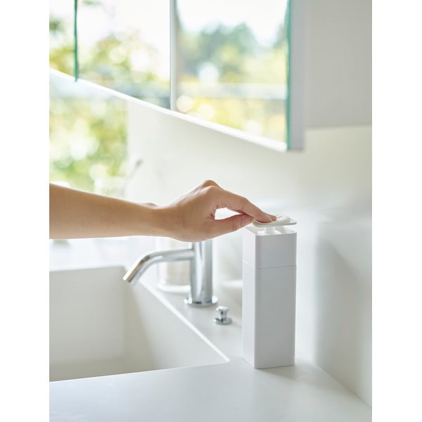 Biały dozownik do płynu do naczyń Yamazaki Tower, 250 ml-image-1