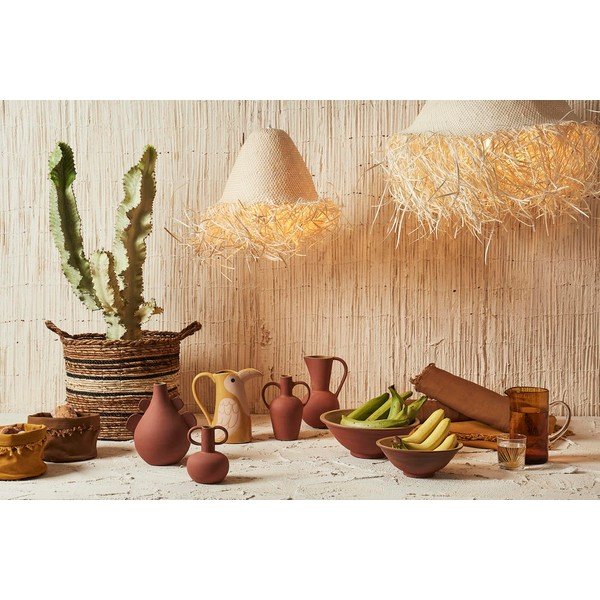 Kremowa lampa wisząca ø 50 cm Palmeraie – Côté Table-image-1