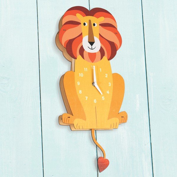 Zegar drewniany Rex London Charlie The Lion-image-1