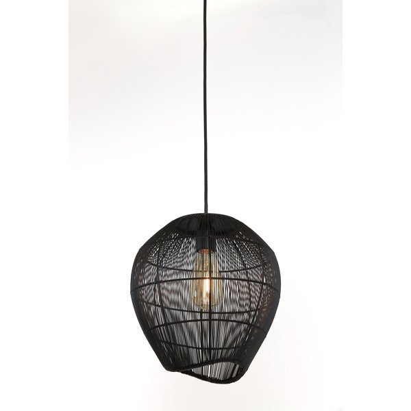 Czarna lampa sufitowa ø 28 cm Yumi – Light & Living-image-3