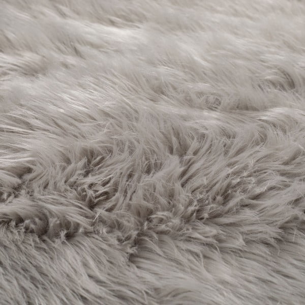Szary dywan Flair Rugs Sheepskin, ⌀ 120 cm-image-1
