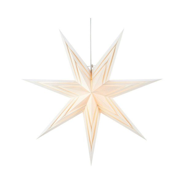 Biała wisząca dekoracja świetlna ze świątecznym motywem ø 70 cm Sombra – Markslöjd