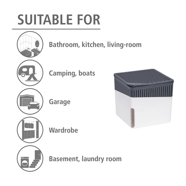 Zapasowy wkład do pochłaniacza wilgoci  Cube  1 kg – Wenko-image-3