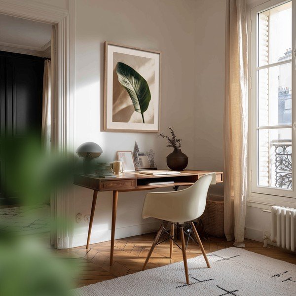 Obraz drukowany z ramą w zestawie 50x70 cm Strelizia Leaf – Styler-image-2