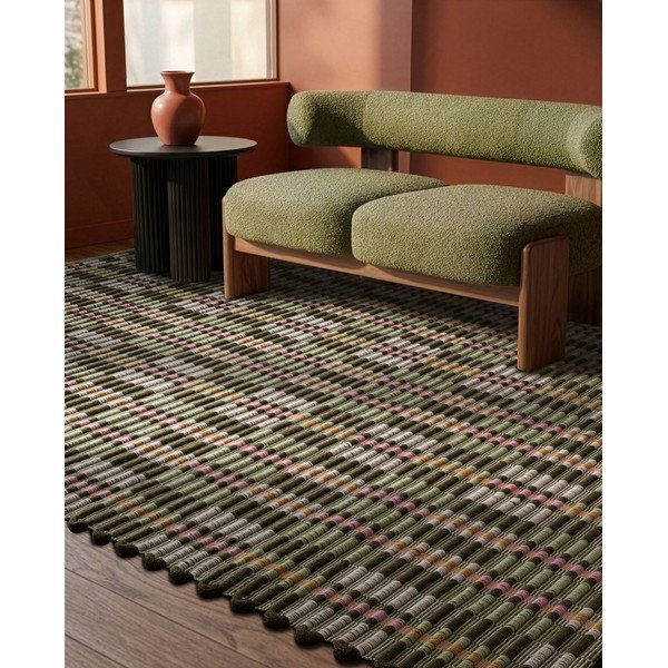 Dywan tkany ręcznie w kolorze khaki 160x230 cm – Asiatic Carpets-image-1