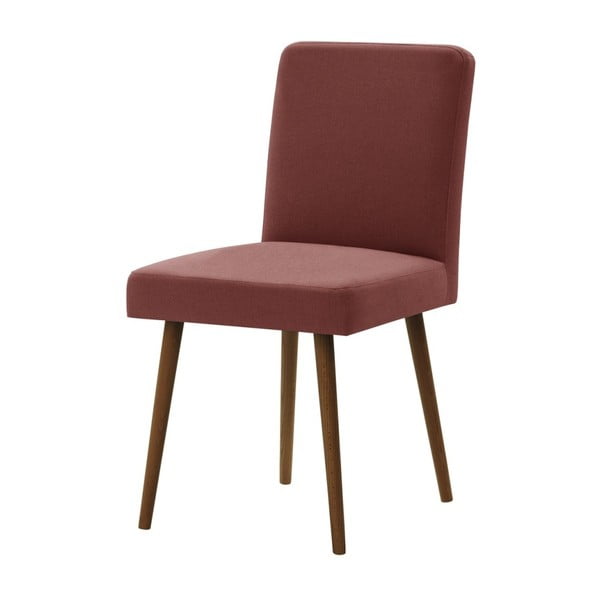 Ceglaste krzesło z ciemnobrązowymi nogami Ted Lapidus Maison Fragrance