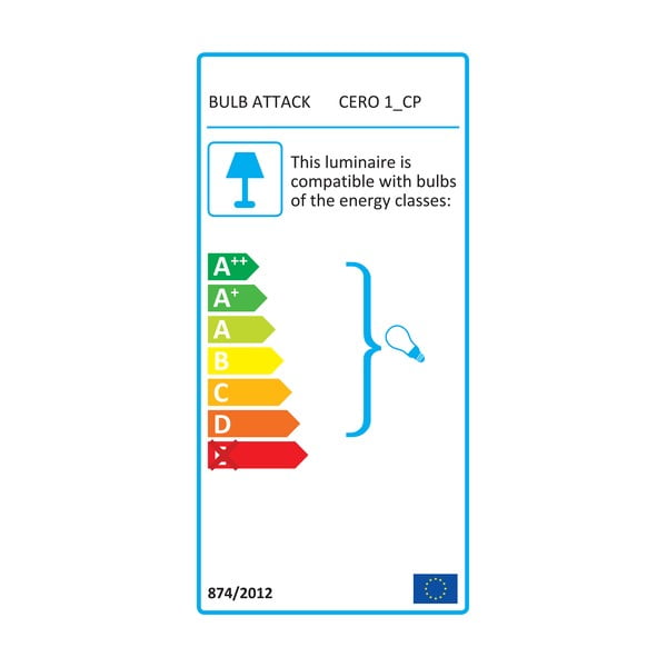 Czarna lampa sufitowa Bulb Attack Cero-image-3