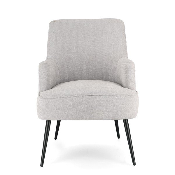 Jasnoszary fotel Ernestine – Yes Everyday-image-2