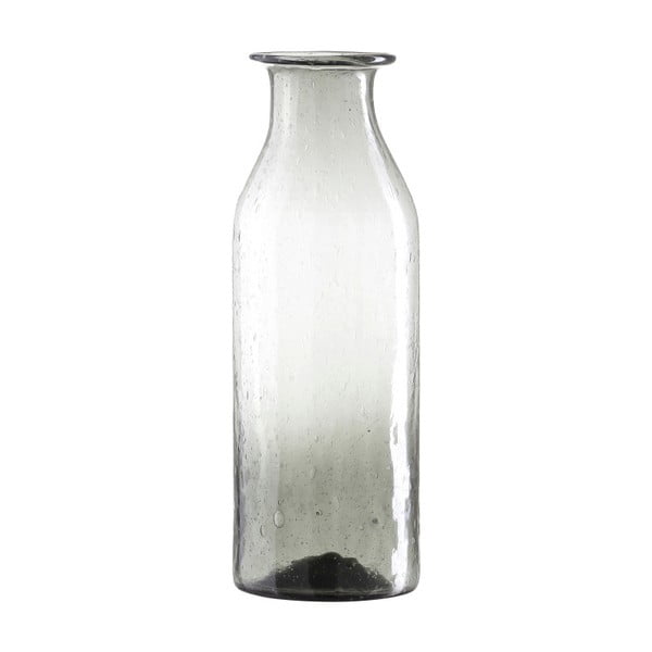 Szary wazon szklany A Simple Mess Anemone, wysokość 25 cm