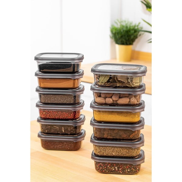 Pojemniki 12 szt. na żywność Fresco – Hermia-image-1