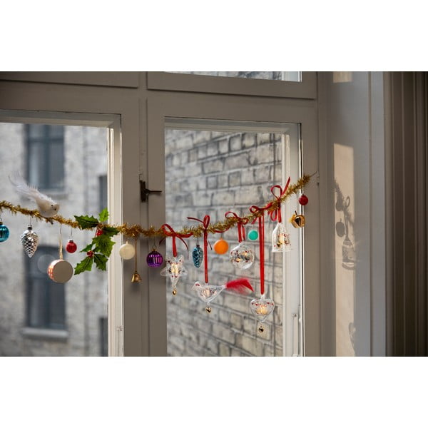 Szklana ręcznie dmuchana ozdoba świąteczna ø 5,5 cm Ann-Sofi Romme Annual Christmas Bell 2025 – Holmegaard-image-3