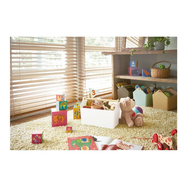 Biały/w naturalnym kolorze plastikowy pojemnik 21x37x24 cm Favori – YAMAZAKI-image-3