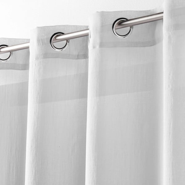 Szara firanka 140x280 cm Telma – douceur d'intérieur-image-1