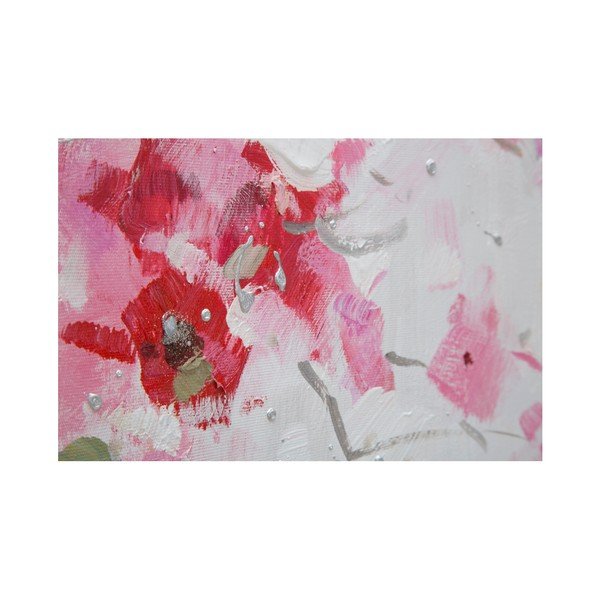 Zestaw 3 ręcznie malowanych obrazów Mauro Ferretti Peach, 60x60 cm-image-2