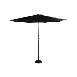 Czarny parasol Hartman Sophie, ø 300 cm