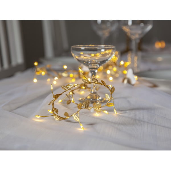 Dekoracja świetlna w kolorze złota ze świątecznym motywem Winny – Star Trading-image-2