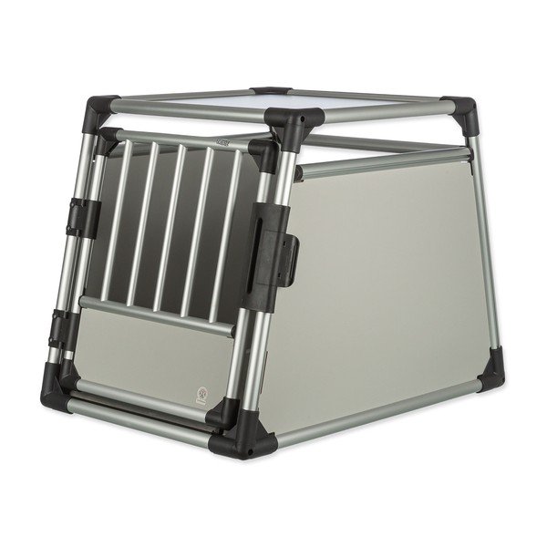 Transporter dla czworonoga w kolorze srebra 65x63 cm Trixie M-L – Plaček Pet Products