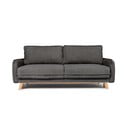 Szara sztruksowa rozkładana sofa 218 cm Tori – Bonami Selection