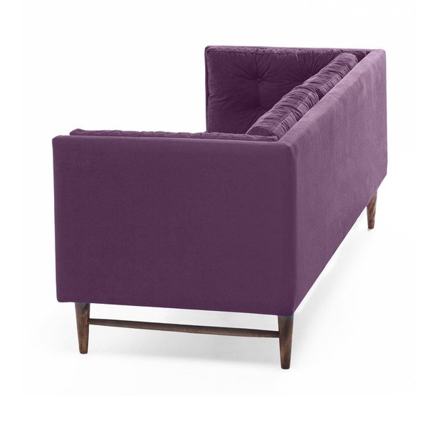 Fioletowa sofa 3-osobowa Balcab Home Eva-image-2