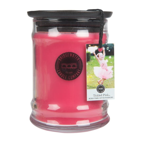 Świeczka w szkle o zapachu lipowych kwiatów Creative Tops Tickled Pink, czas palenia 65–85 h
