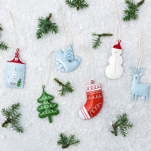 Ręcznie malowana ozdoba na choinkę Rex London Stocking-image-3