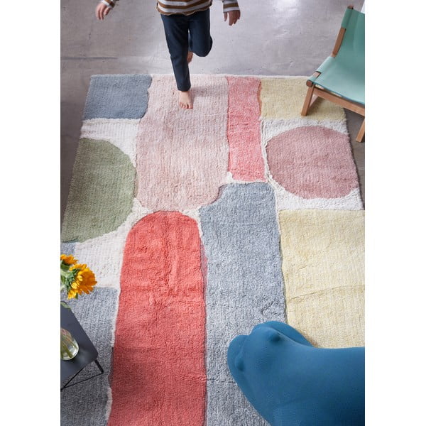 Wełniany dywan dziecięcy tkany ręcznie odpowiedni do prania 170x240 cm Abstract – Lorena Canals-image-3