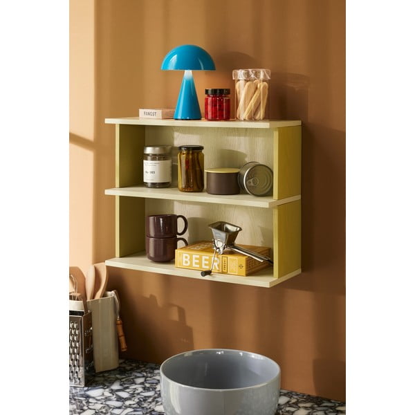 Żółto-szara wielopoziomowa półka 50 cm Pep – Hübsch-image-2