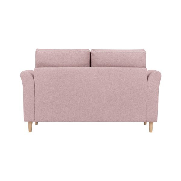 Różowa sofa 2-osobowa Kooko Home Smooth-image-3