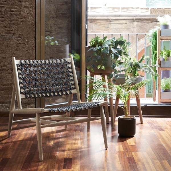 Brązowa doniczka Kave Home Stahl, wys. 86 cm-image-4