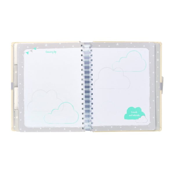 Beżowy pamiętnik małego dziecka Busy B-image-3