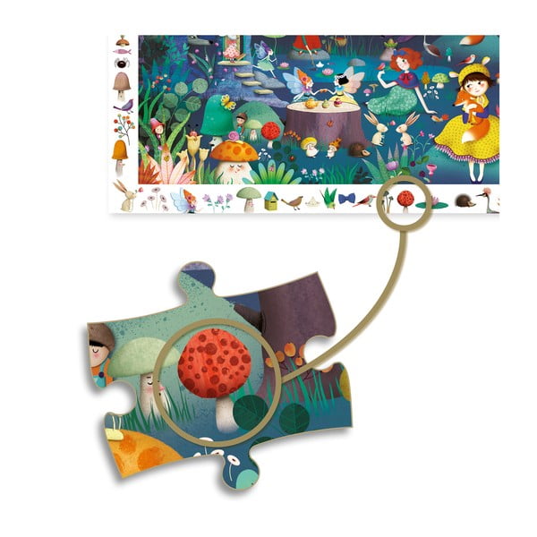 Dziecięce puzzle Djeco Observation Bajeczny las-image-2