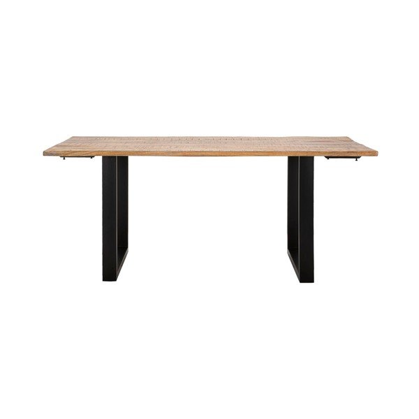 Rozkładany stół z dodatkowym blatem z blatem z drewna mango 90x180 cm Edge – Mauro Ferretti