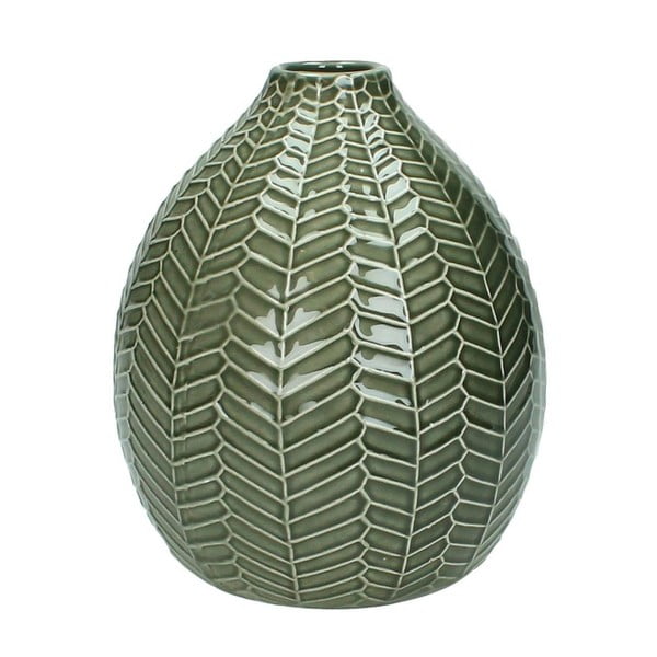 Szary wazon ceramiczny HF Living, 18,5 cm