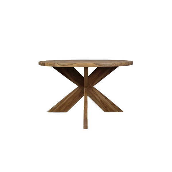 Stół do jadalni z drewna tekowego HSM Collection Erosie, średnica 150 cm
