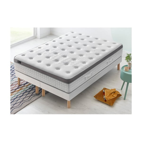 Łóżko 2-osobowe z materacem Bobochic Paris Doucelur, 80x200 cm + 80x200 cm