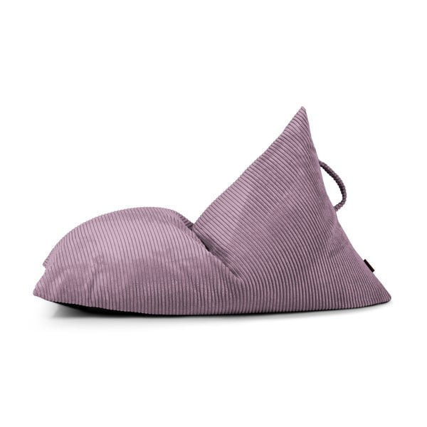 Fioletowy sztruksowy dziecięcy worek do siedzenia Razzy – SLOWDOWN