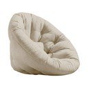 Rozkładany fotel z lnianym obiciem Karup Design Nido Linen