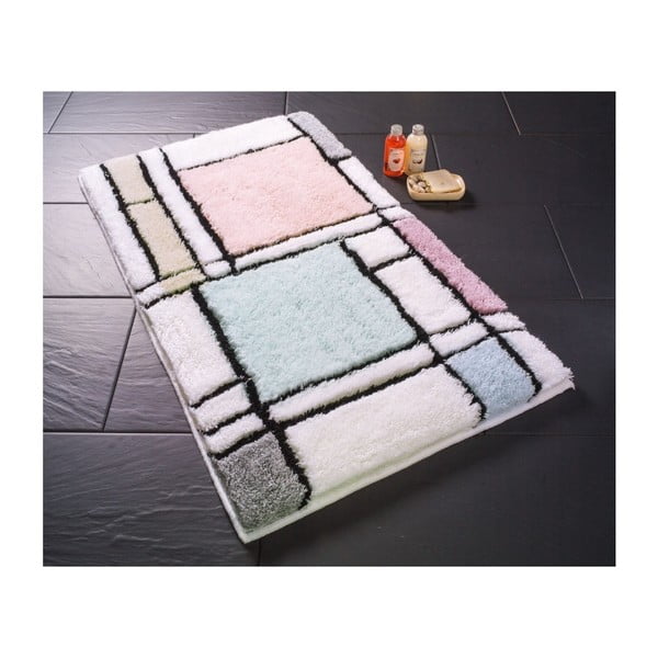 Pastelowy dywanik łazienkowy Confetti Bathmats Haran, 70x120 cm