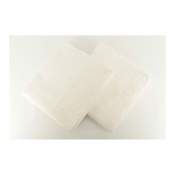 Zestaw 2 ręczników Almeda Cream, 50x90 cm