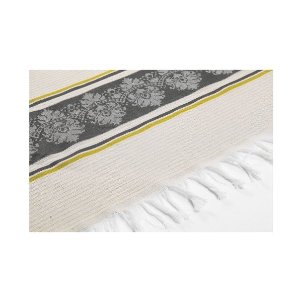 Ręcznik hammam Loincloth Dark Green Stripe, 80x170 cm-image-2