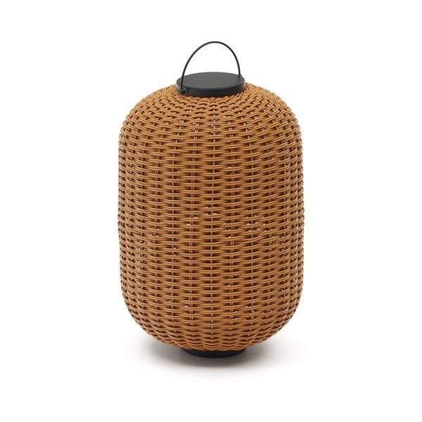 Brązowy lampion LED na USB (wysokość 55 cm) Saranella – Kave Home