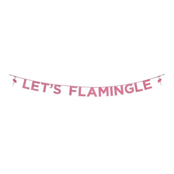 Girlanda z napisem Talking Tables Flamingo