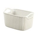 Biały koszyk Curver Knit, 3 l